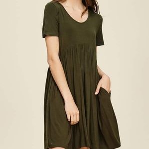 Olive muse dress